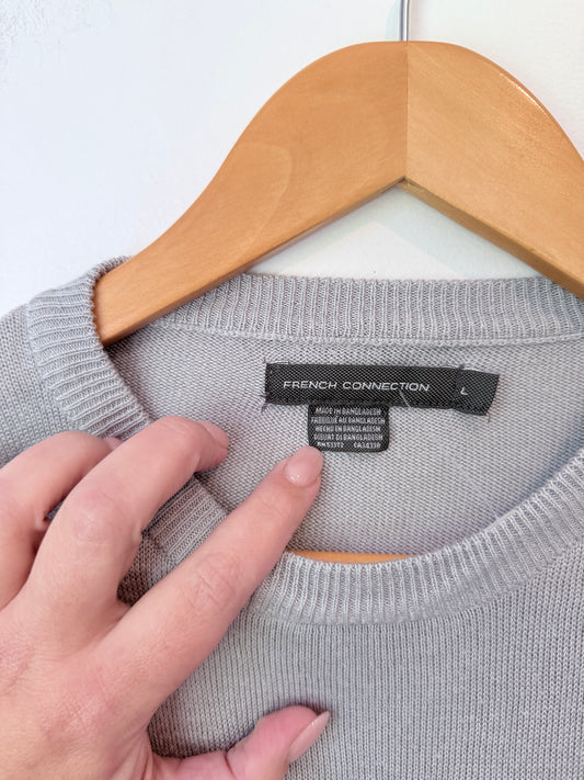 French Connection Size L Long-Sleeve Soft Sweater