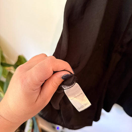 Brand Unknown U/Arm to U/Arm 46cm Black Mini Dress