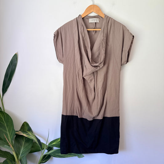 Gregory (NZ Made) Size 10 Color-Blocked Dress