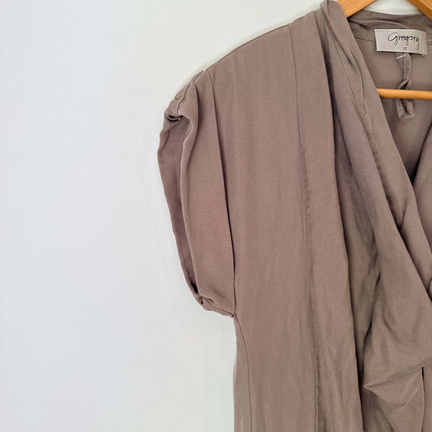 Gregory (NZ Made) Size 10 Color-Blocked Dress