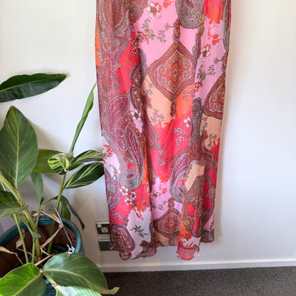 Woolworths Size 10 Sleeveless Boho Halter Dress