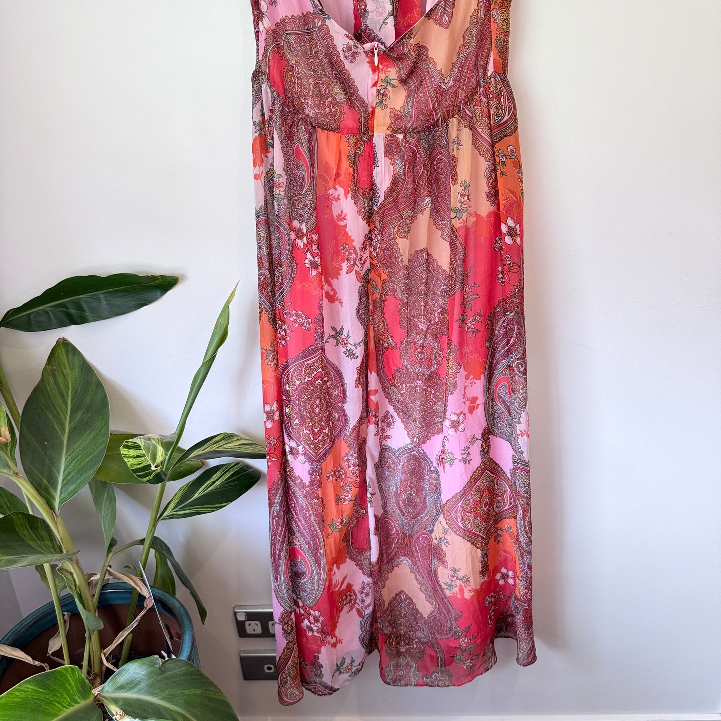 Woolworths Size 10 Sleeveless Boho Halter Dress