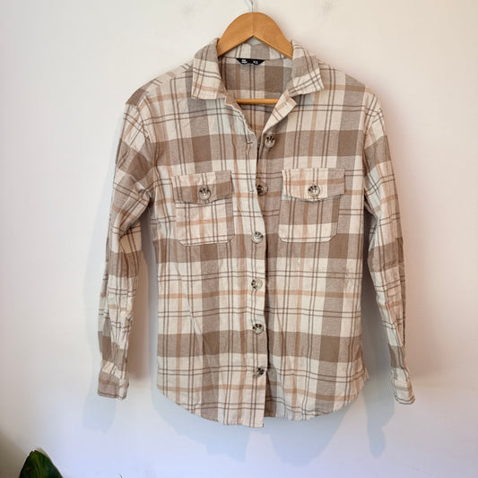 Jay Jays Size XS Plaid Flannel Button-Up Shirt