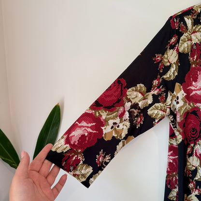 Worship Size U/Arm to U/Arm 52cm Floral Print Sheath Dress