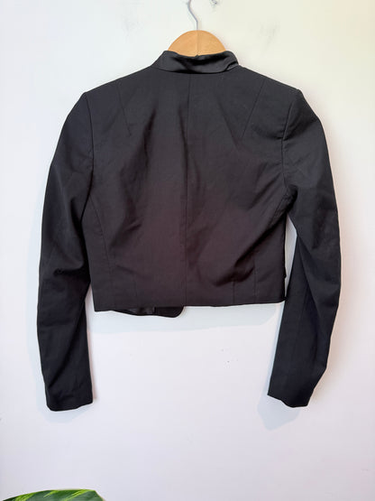 H & M Size 32 / 6 Cropped Blazer Jacket