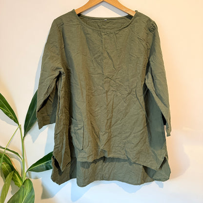 Size XL Asymmetrical Tunic Top