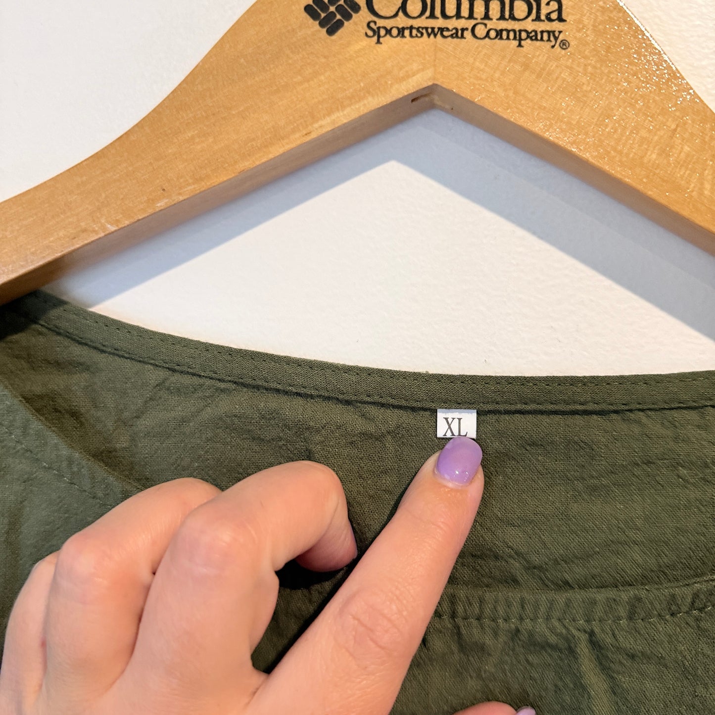 Size XL Asymmetrical Tunic Top