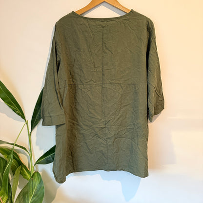 Size XL Asymmetrical Tunic Top