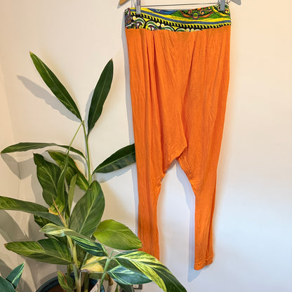 Fusion Size S Orange Harem Pants