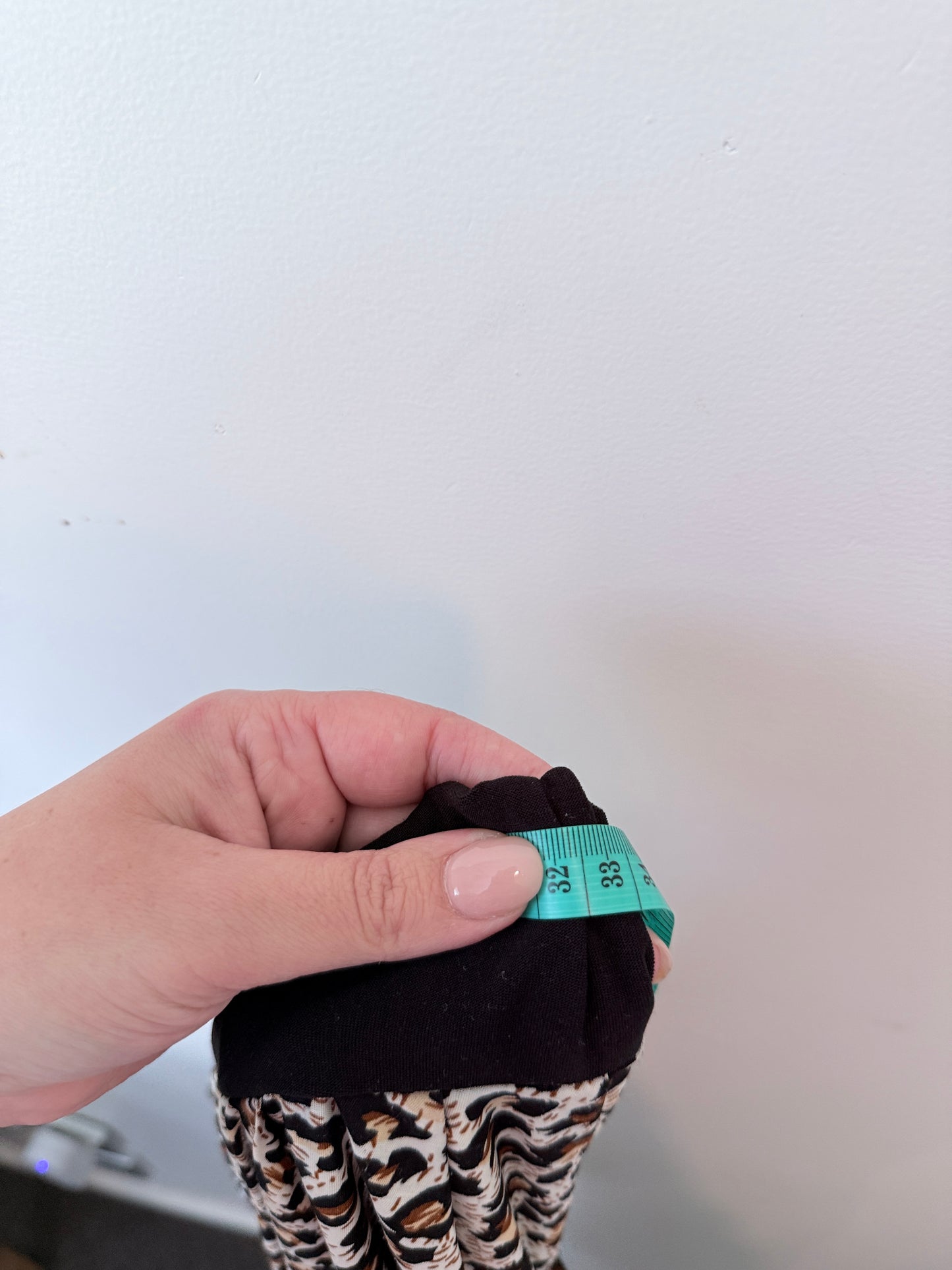 Brand Unknown Waist 66cm Leopard Print Harem Pants