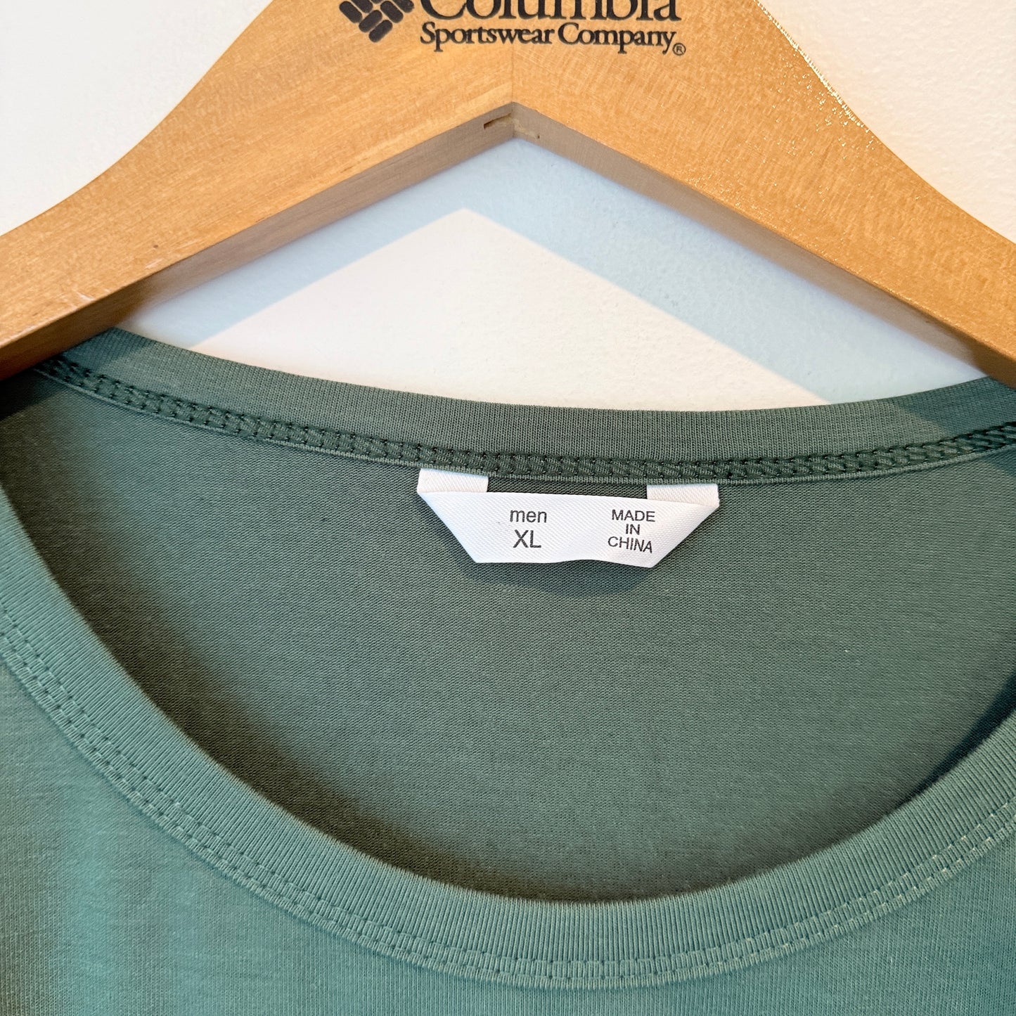 Men Blessed Graphic Tee Green - XL