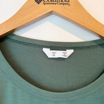 Men Blessed Graphic Tee Green - XL