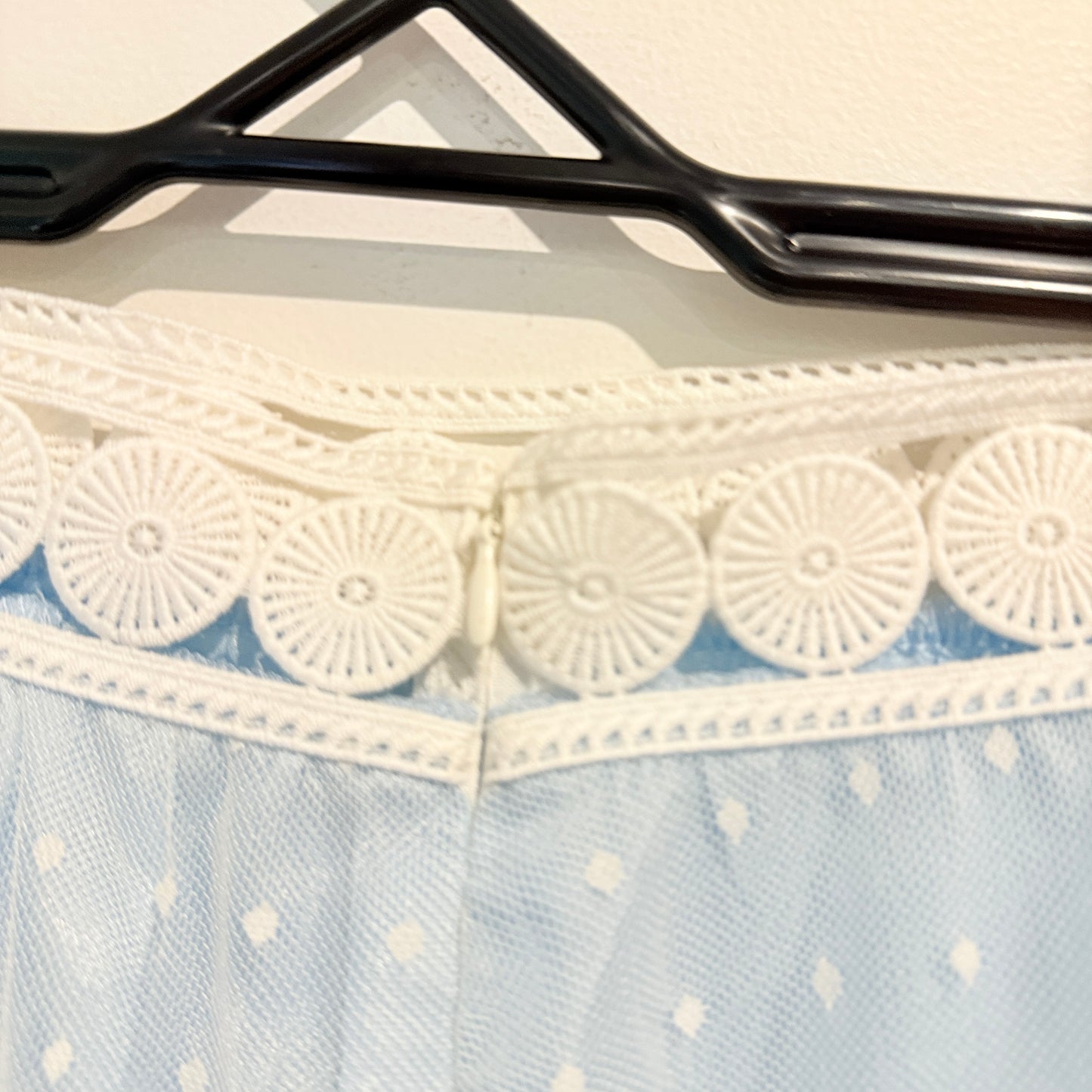 Showpo Size 8 Light Blue Tiered Mini Skirt