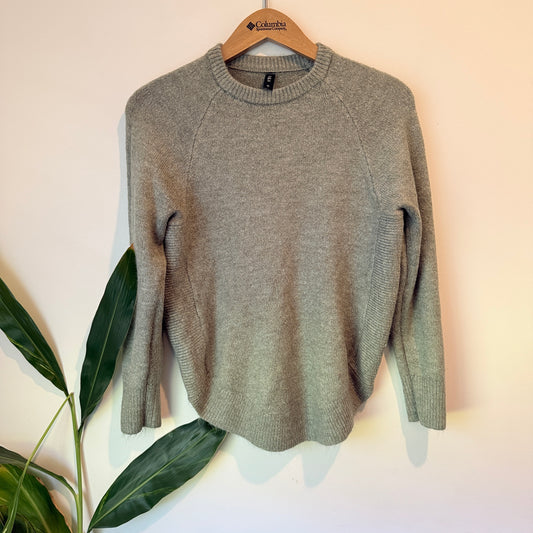 H&H Knit Crew Neck Jumper Grey – Size S