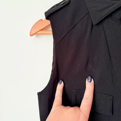 Events Size 8 Sleeveless Button-Front Mini Dress