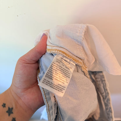 Cotton On High Rise Mom Denim Shorts Light Blue – Size 14