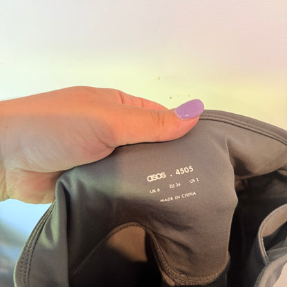 ASOS 4505 High Waisted Leggings Grey – Size 6