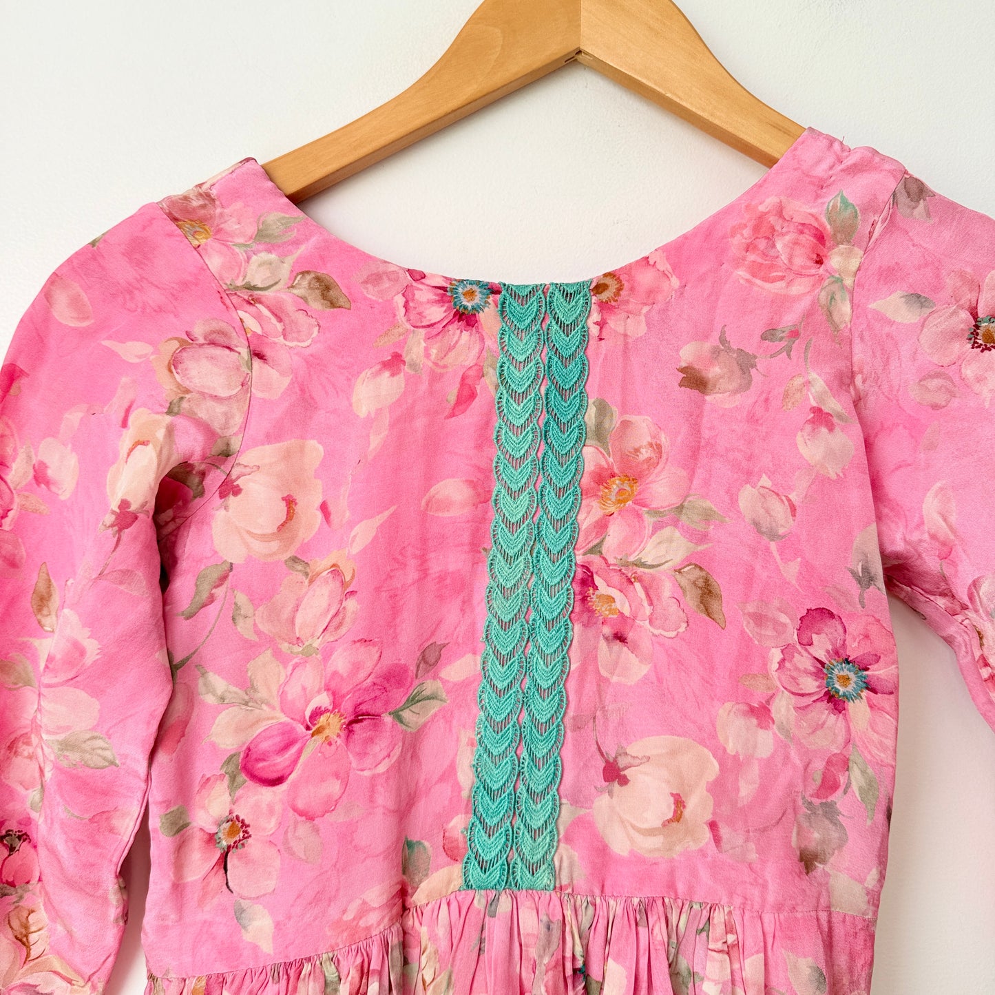 Brand Unknown U/Arm to U/Arm 36cm Floral Print Kurta