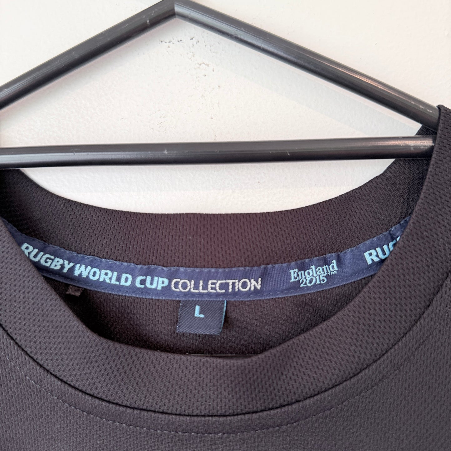 Cantebury Rugby World Cup 2015 Size L Black T-Shirt