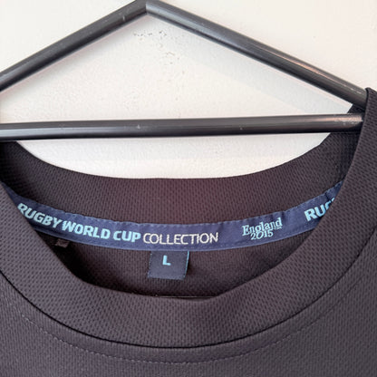 Cantebury Rugby World Cup 2015 Size L Black T-Shirt