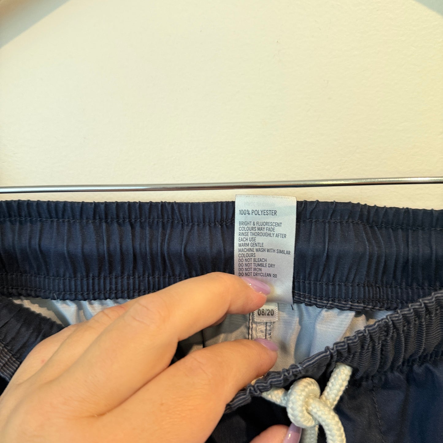 Anko Striped Board Shorts Navy – Size L