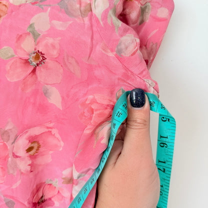 Brand Unknown U/Arm to U/Arm 36cm Floral Print Kurta