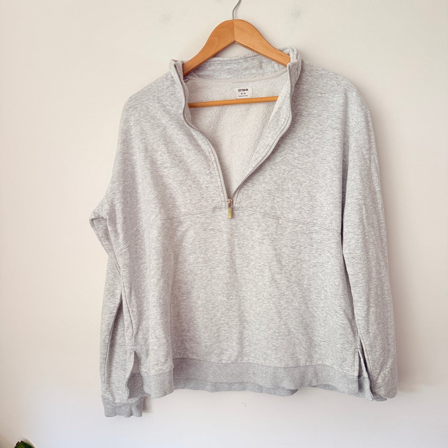Cotton:On Size M Zip-Top Sweatshirt