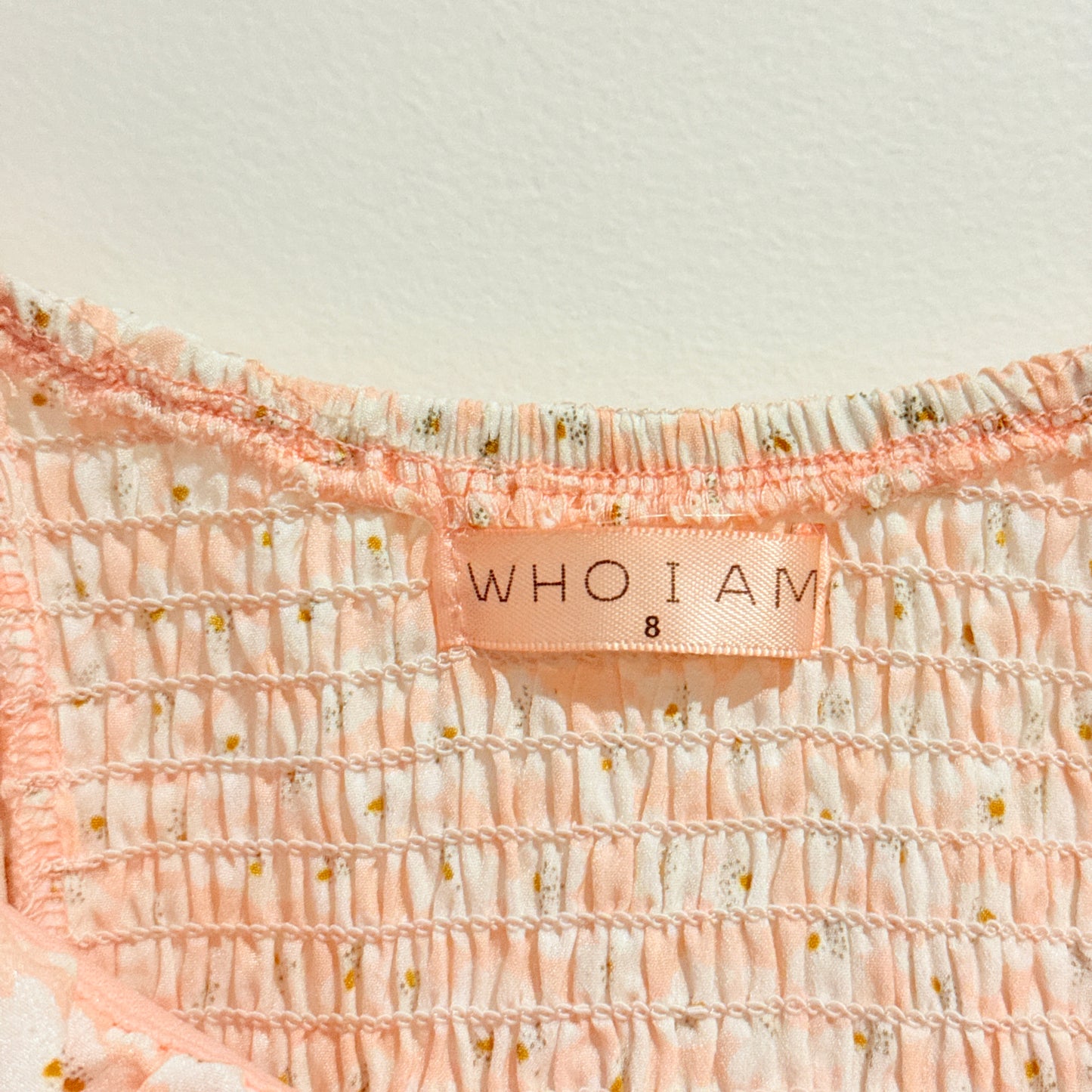 Who I Am Size 8 Puff Sleeve Crop Top