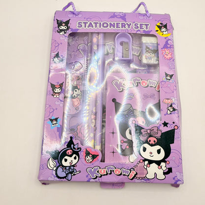 Kuromi stationery set - stationery original photo - what’s new stationery