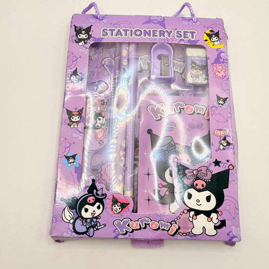Kuromi stationery set - stationery original photo - what’s new stationery