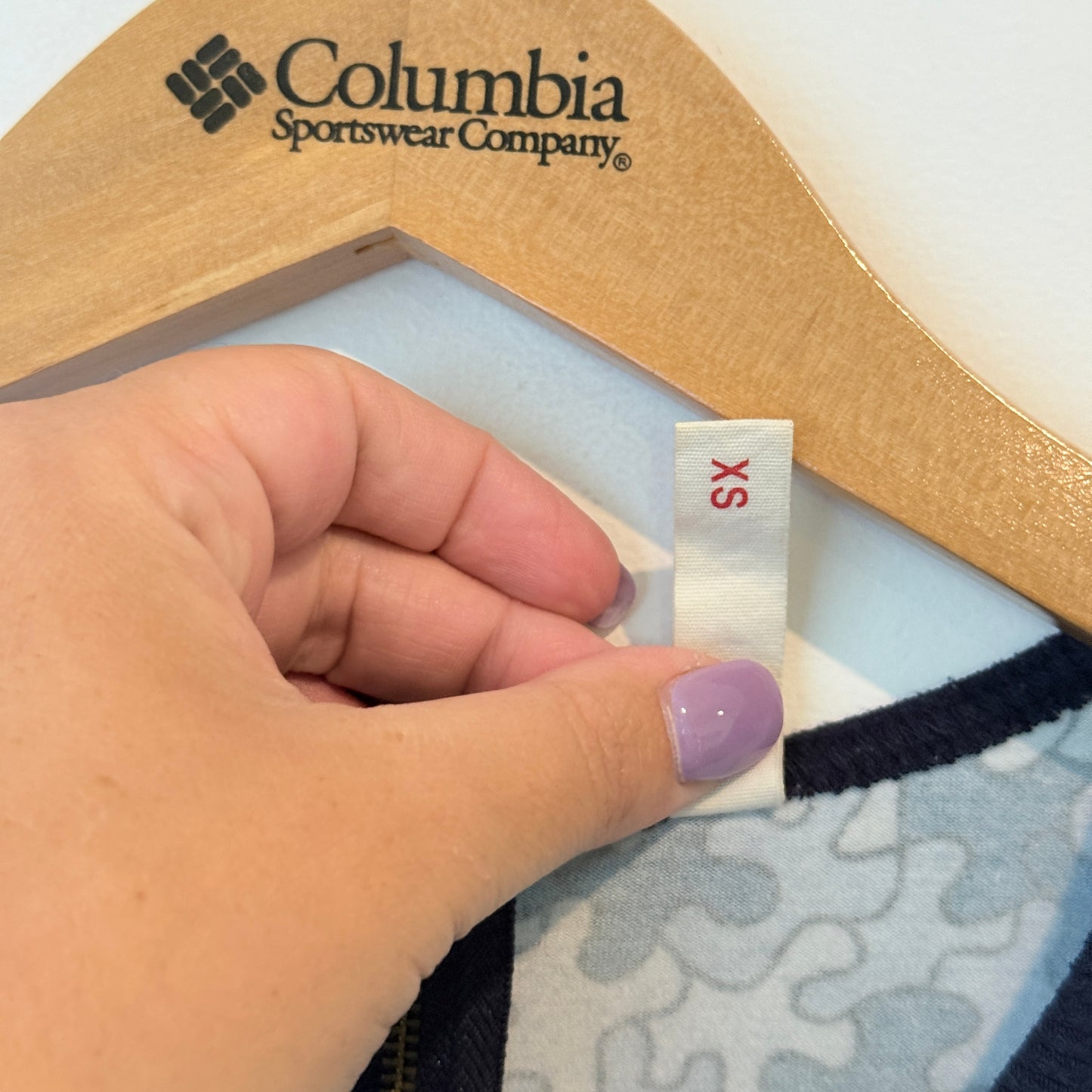 Sylvester Puzzle Print Short Sleeve Dress Blue – XS