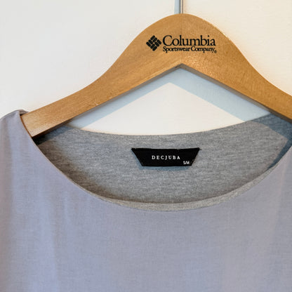 Decjuba Layered Long Sleeve Tunic Top Grey – S/M