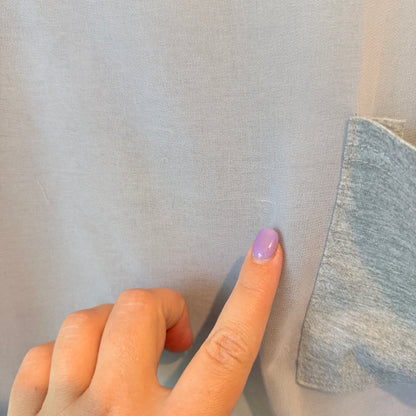 Decjuba Layered Long Sleeve Tunic Top Grey – S/M