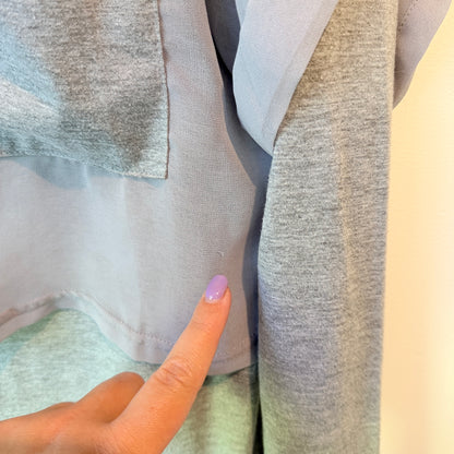 Decjuba Layered Long Sleeve Tunic Top Grey – S/M