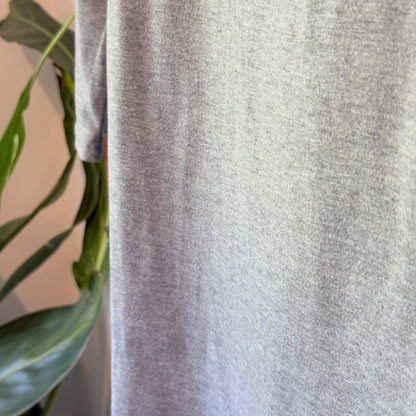 Decjuba Layered Long Sleeve Tunic Top Grey – S/M