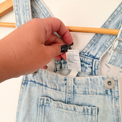 anko Kids Size 10 Denim Short Overalls