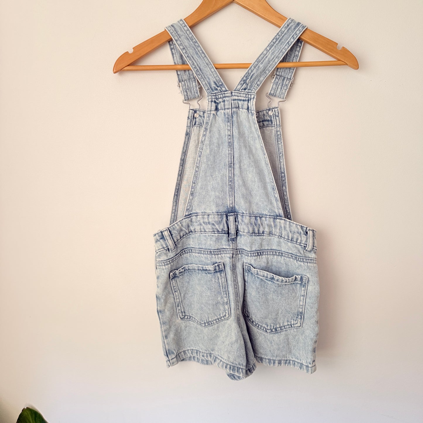 anko Kids Size 10 Denim Short Overalls