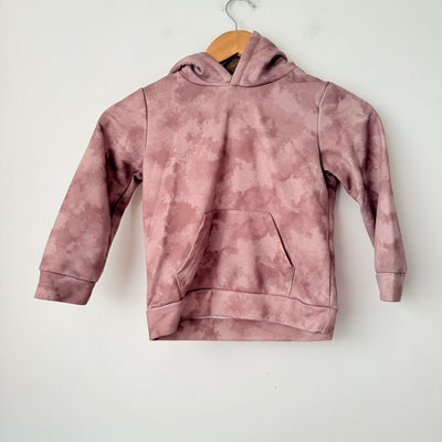 Shein Size 5Y Mauve Tie-Dye Long Sleeve Pullover Hoodie