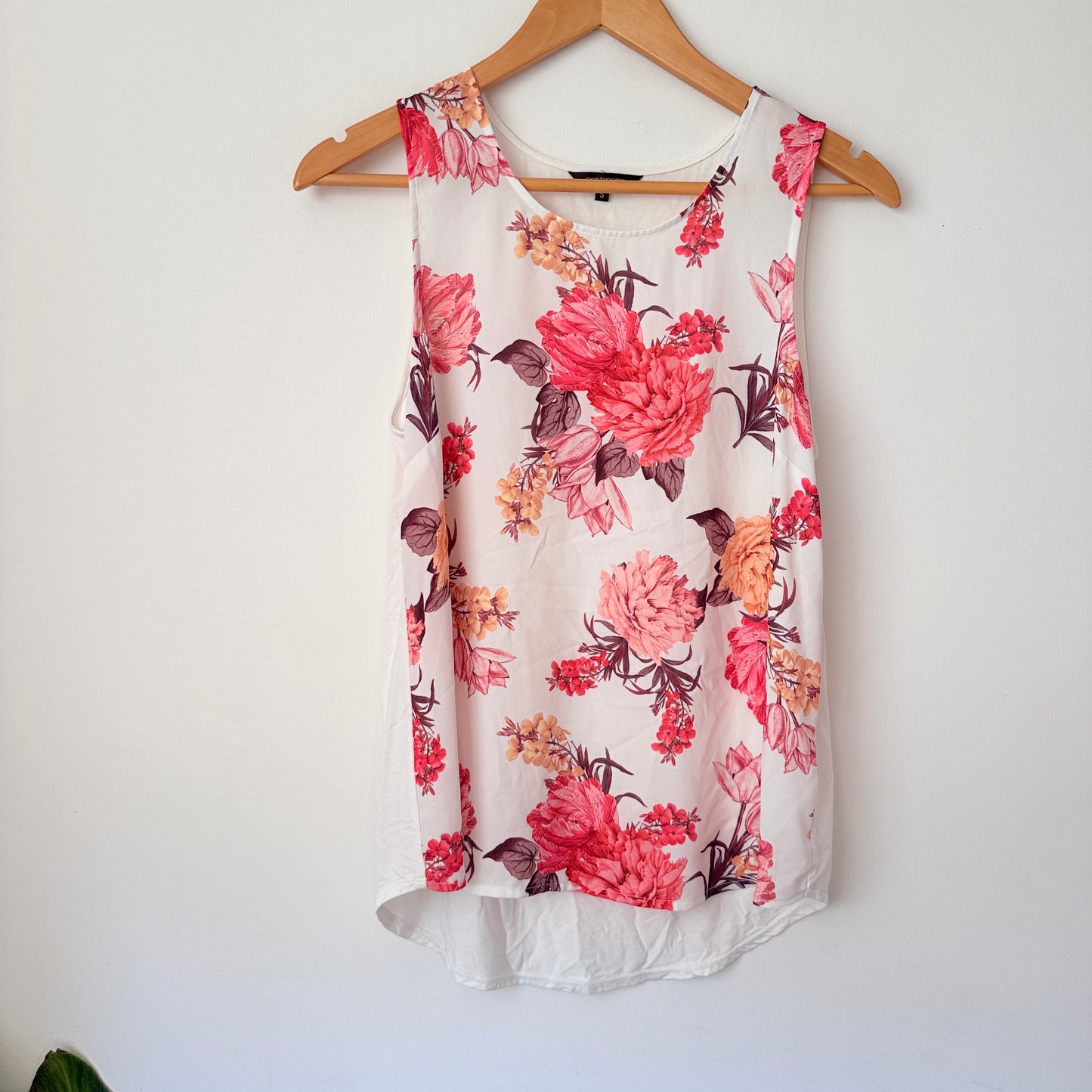 Portmans Size S Floral Print Sleeveless Top