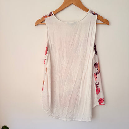 Portmans Size S Floral Print Sleeveless Top