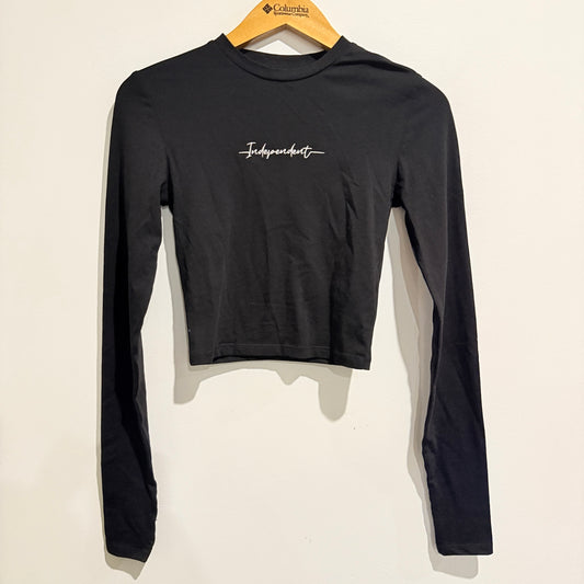 Kiabi Size XS Long-Sleeved Crop Top