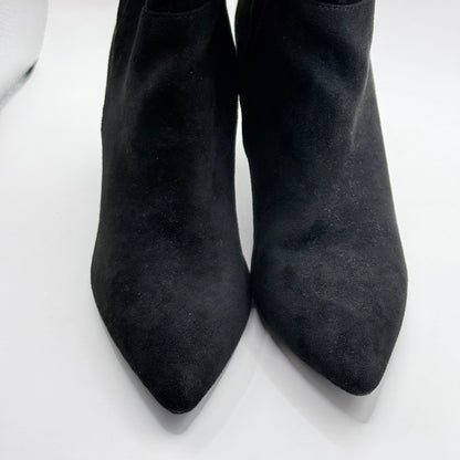Novo Dekota Black Faux Suede Slouch Ankle Boots – Size 9
