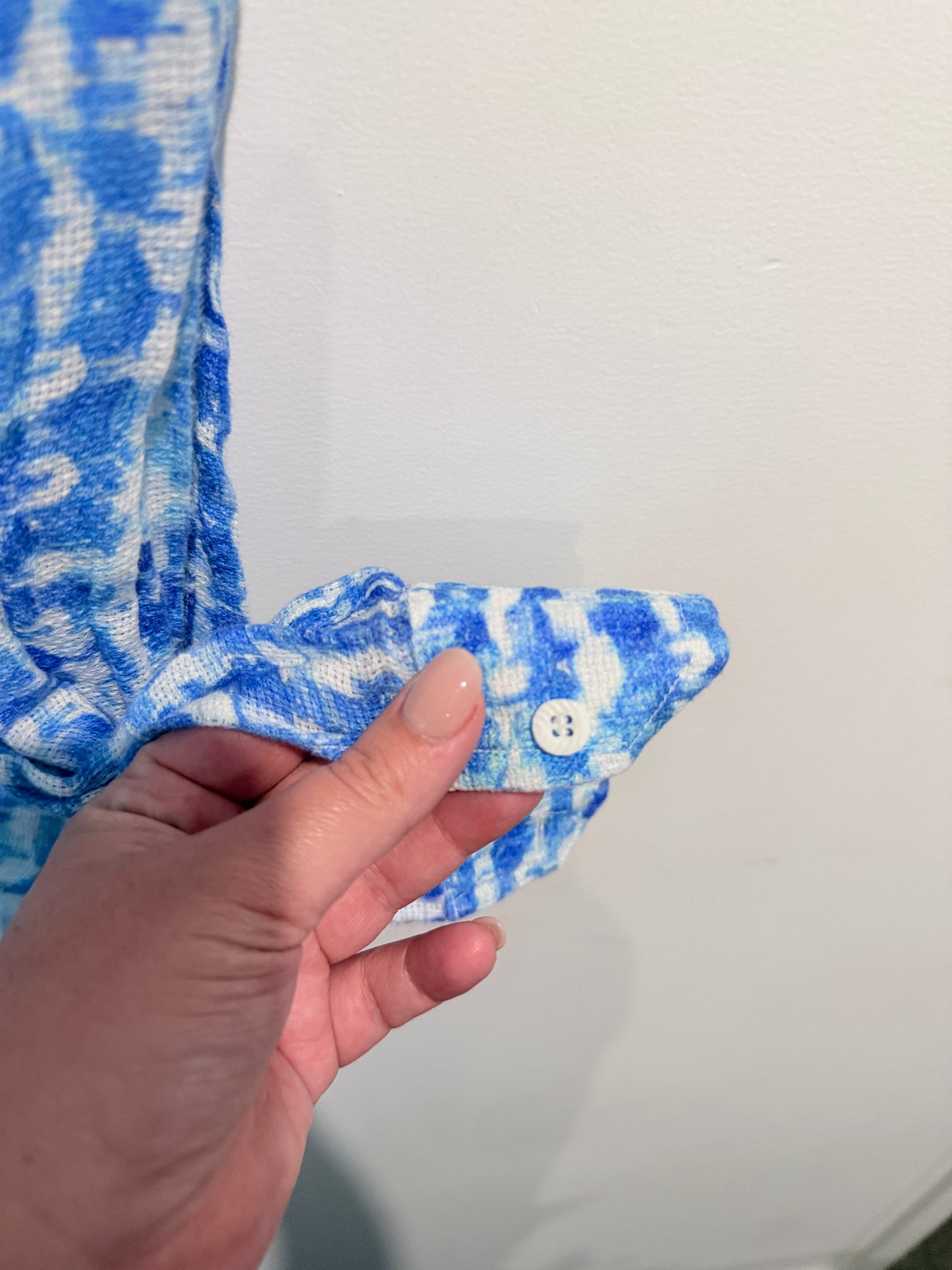 Plus Point Size U/Arm to U/Arm 51cm Patterned Button-Up Shirt