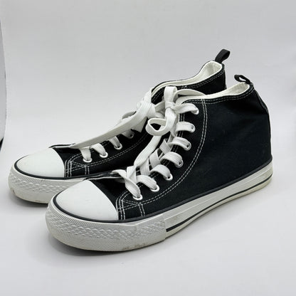H&H Black Canvas High-Top Sneakers – Size 6