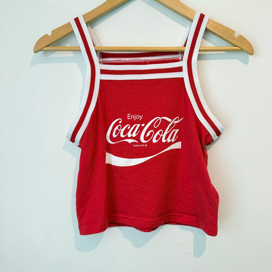 Forever 21 Size M Coca-Cola Branded Crop Tank Top