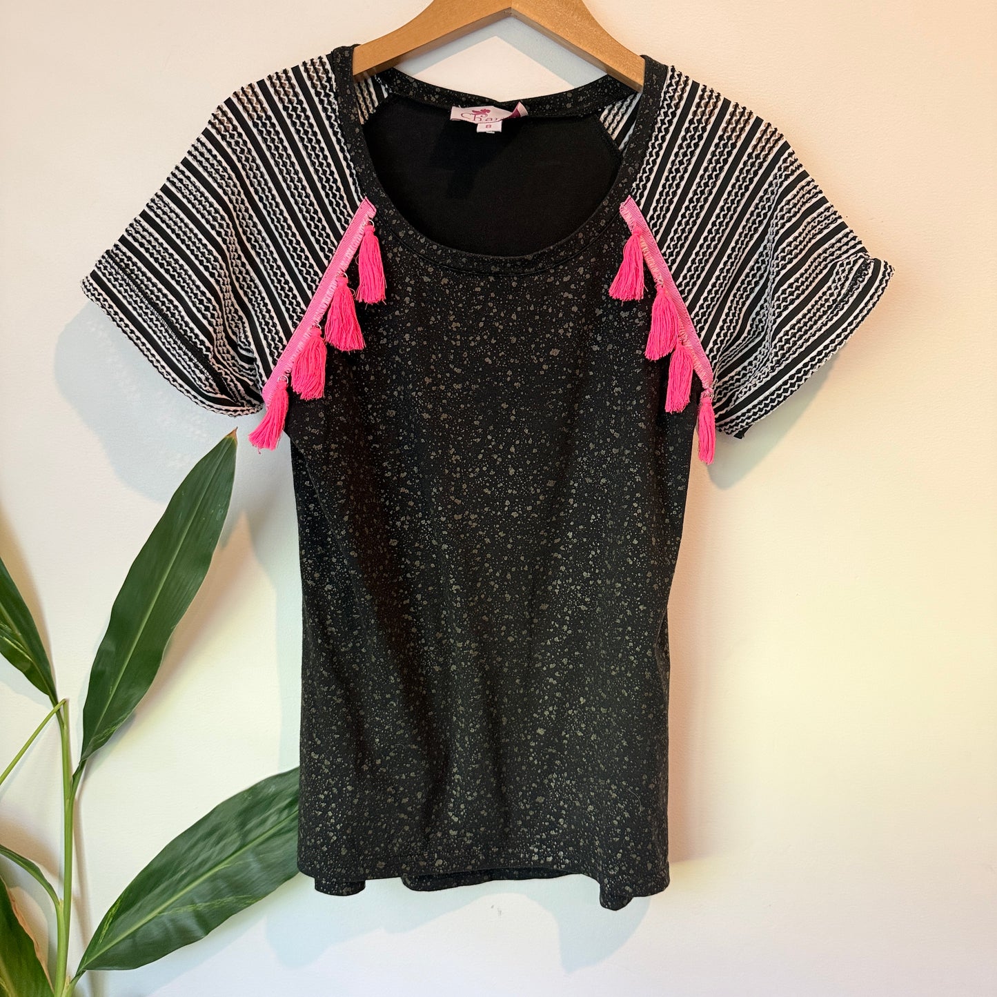 Charlo Tassel Detail Knit Top – Size 8