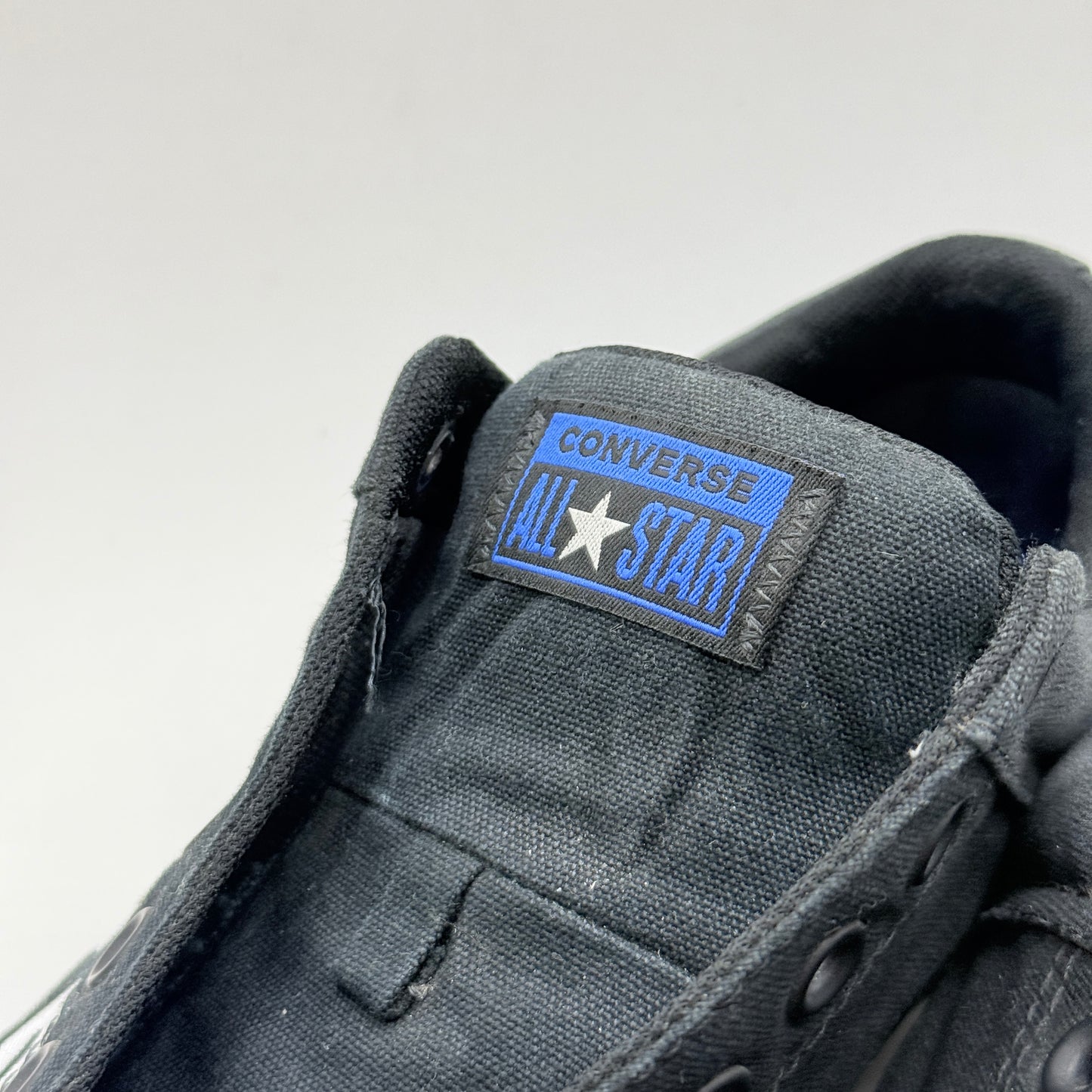 Converse All Star Black Low Top Sneakers Mens US 9 Womens US 11