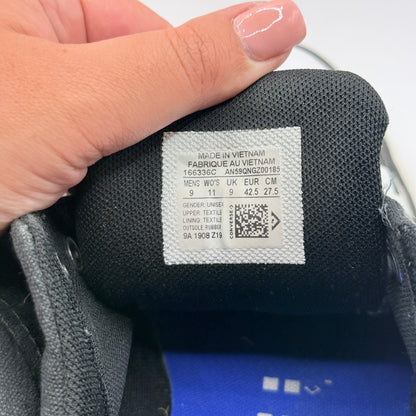 Converse All Star Black Low Top Sneakers Mens US 9 Womens US 11