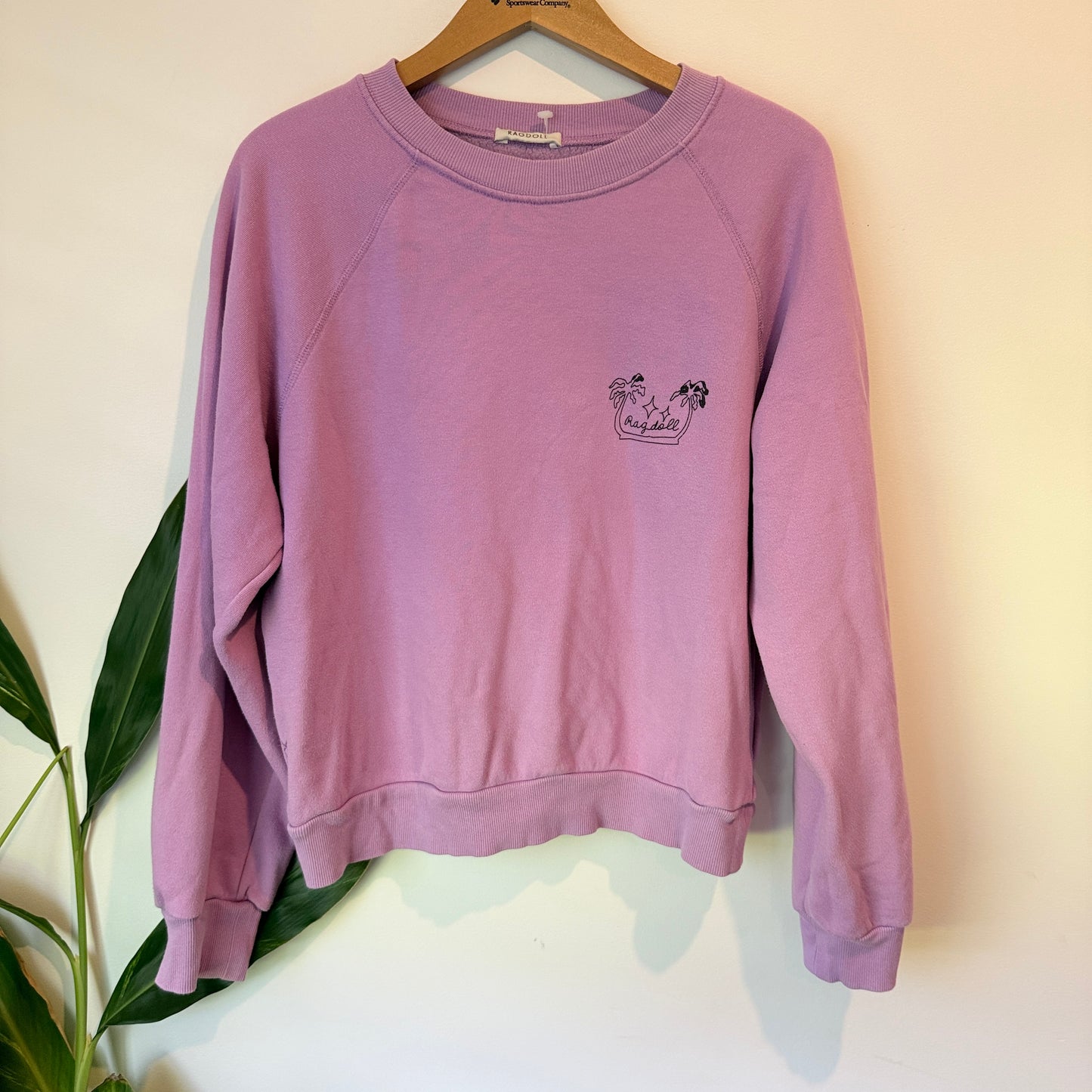 Ragdoll Crew Neck Sweatshirt Lavender – Size S
