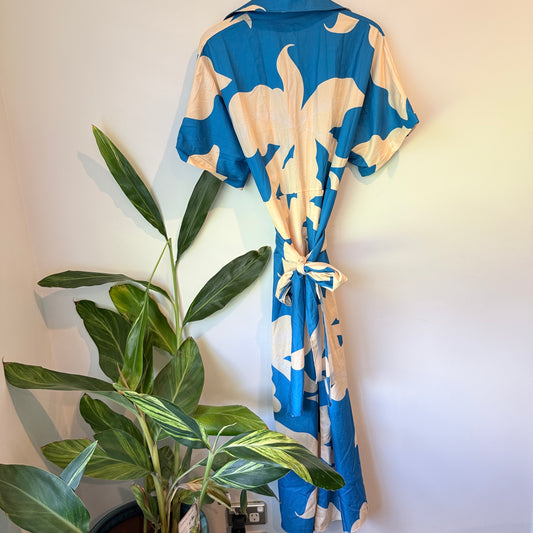 X&Z Abstract Print Button-Through Dress – Size XL